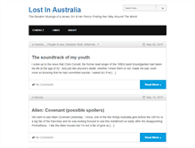 Tablet Screenshot of lostinaustralia.com